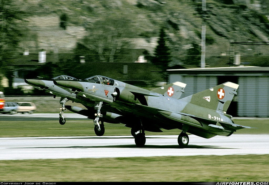 Switzerland - Air Force Dassault Mirage IIIRS R-2118 at Sion (- Sitten) (SIR / LSGS / LSMS), Switzerland