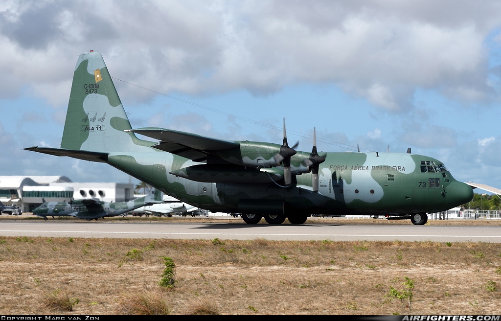 Brazil - Air Force Lockheed C-130M Hercules (L-382) 2473 at Natal - Augusto Severo (NAT / SBNT), Brazil