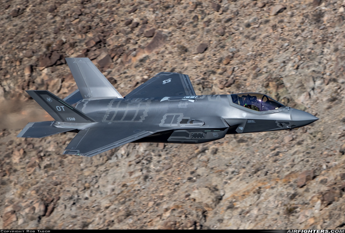 USA - Air Force Lockheed Martin F-35A Lightning II 15-5118 at Off-Airport - Rainbow Canyon area, USA