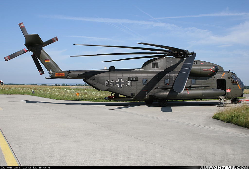 Germany - Army Sikorsky CH-53GS (S-65) 84+91 at Laupheim (ETHL), Germany