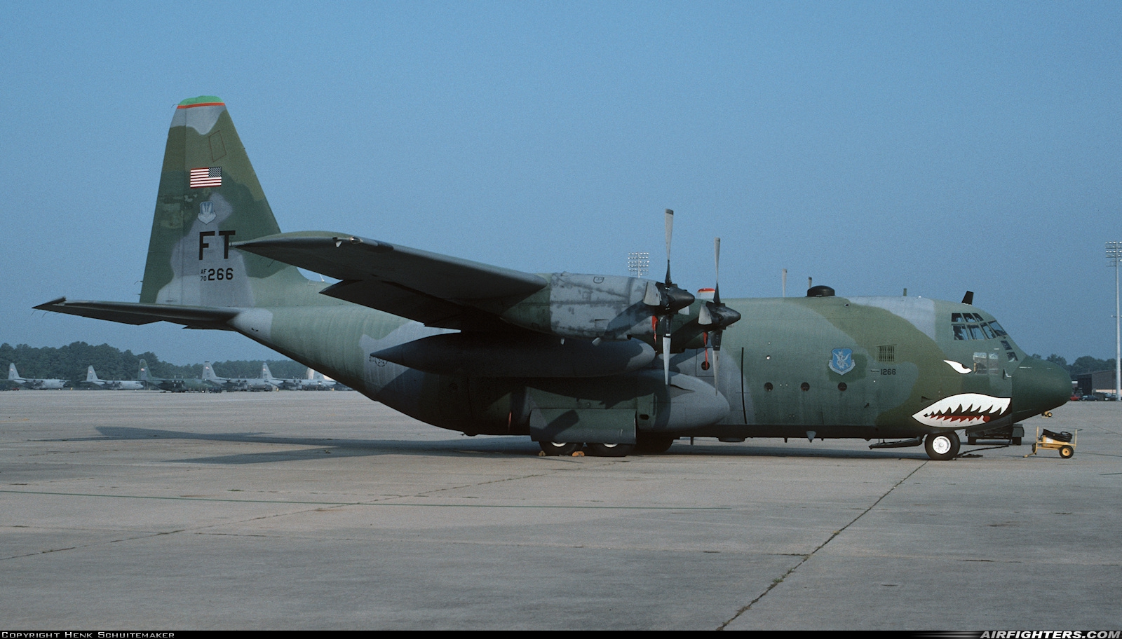 USA - Air Force Lockheed C-130E Hercules (L-382) 70-1266 at Fayetteville - Pope Air Force Base (POB / KPOB), USA