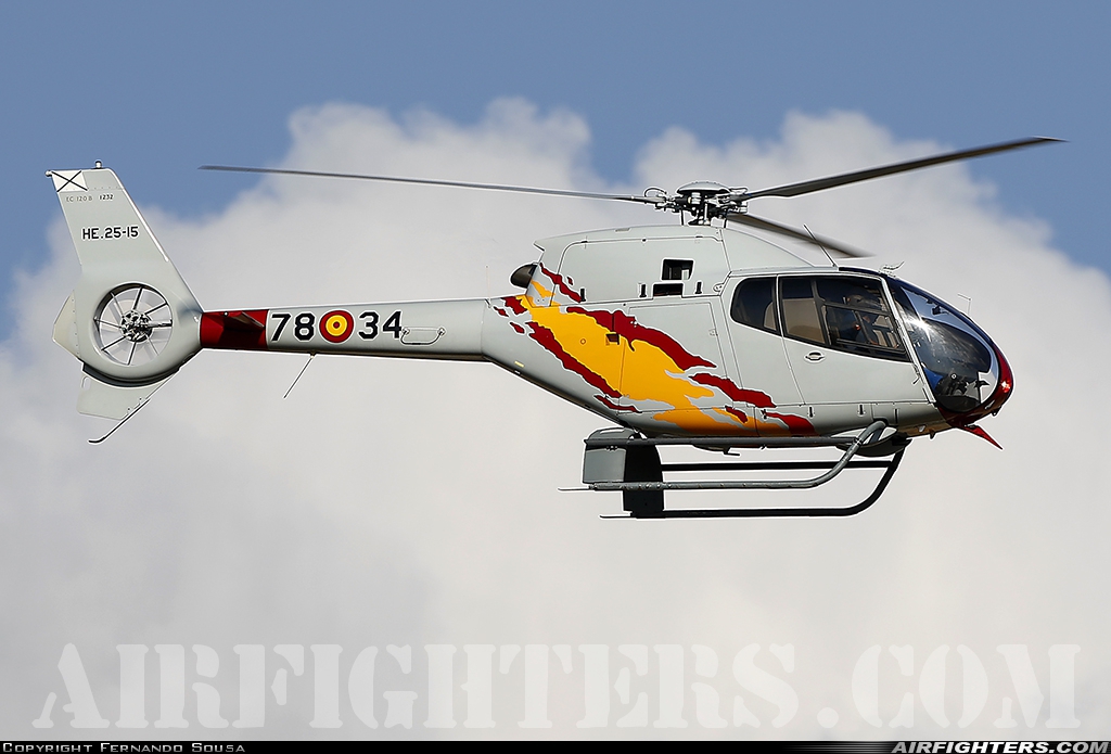 Spain - Air Force Eurocopter EC-120B Colibri HE.25-15 at Evora (LPEV), Portugal