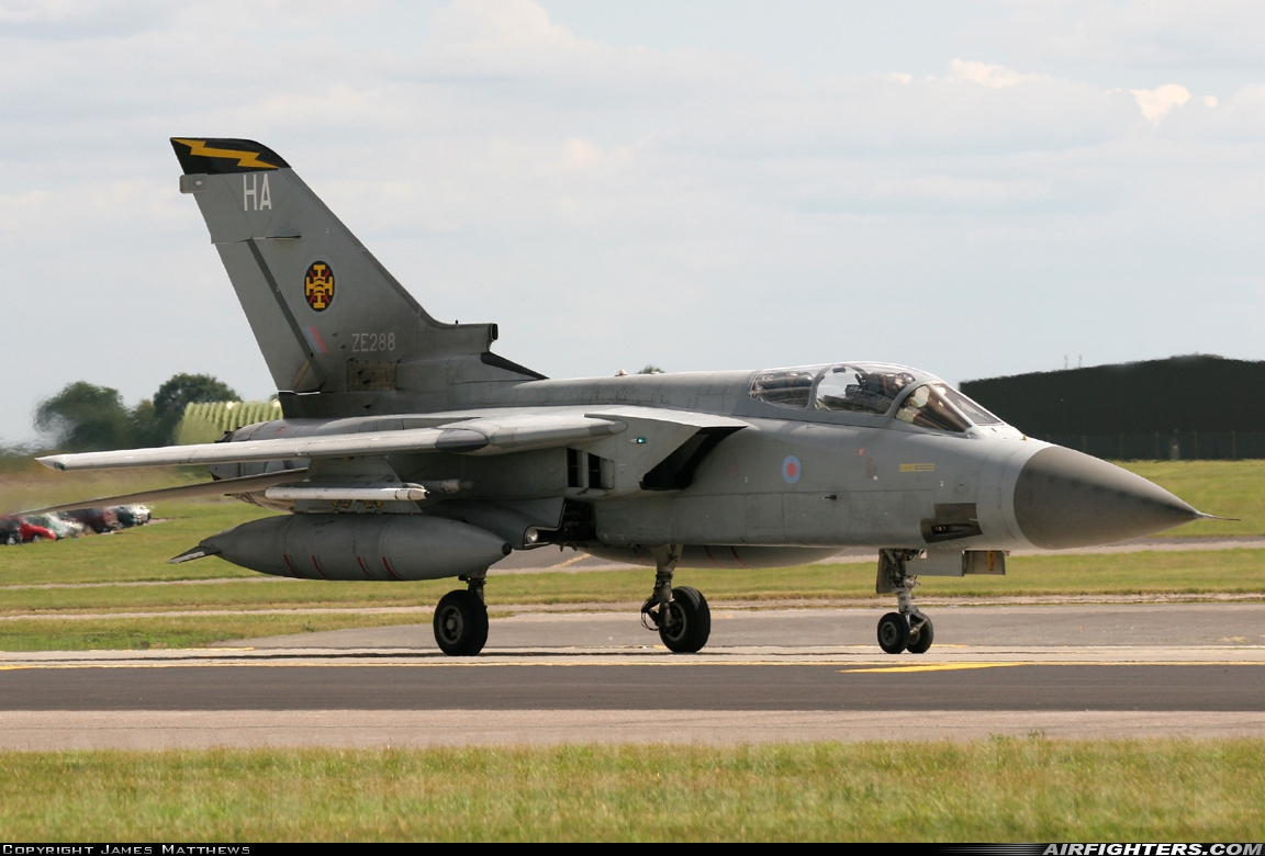 UK - Air Force Panavia Tornado F3 ZE288 at Waddington (WTN / EGXW), UK