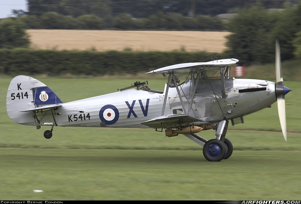 Private Hawker Hind G-AENP at Old Warden - Biggleswade, UK