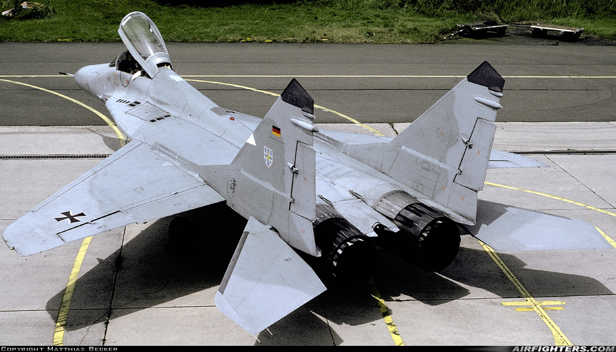 Germany - Air Force Mikoyan-Gurevich MiG-29G (9.12A) 29+19 at Pferdsfeld (ETSP), Germany