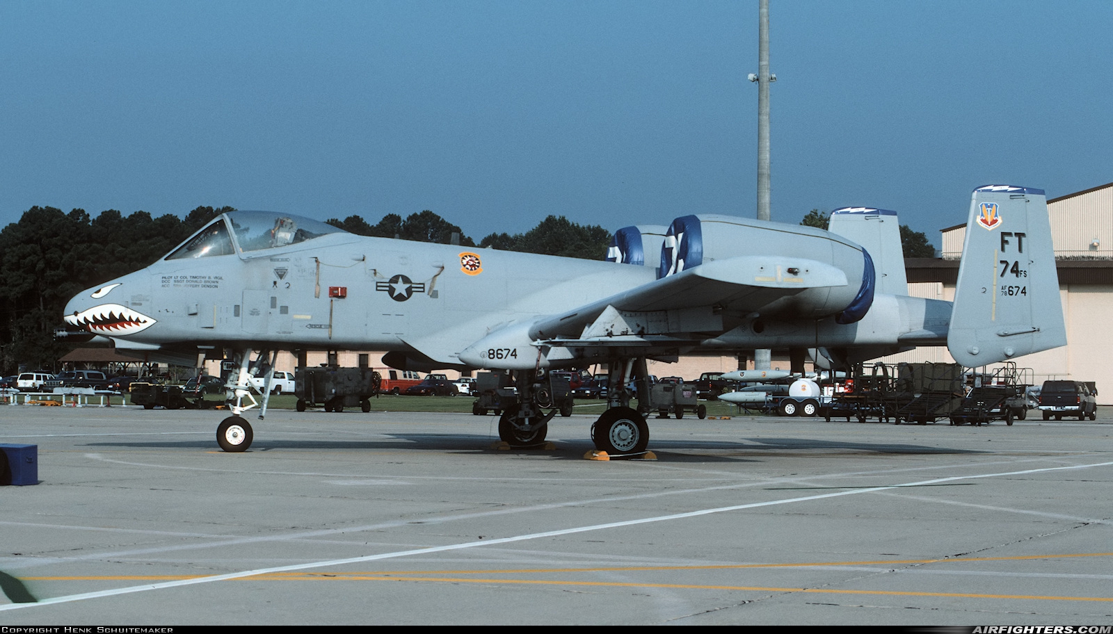 USA - Air Force Fairchild A-10A Thunderbolt II 78-0674 at Fayetteville - Pope Air Force Base (POB / KPOB), USA