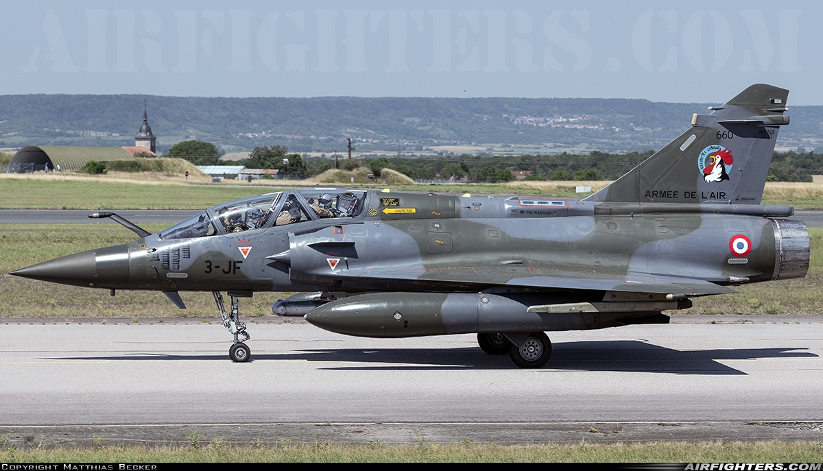 France - Air Force Dassault Mirage 2000D 660 at Nancy - Ochey (LFSO), France