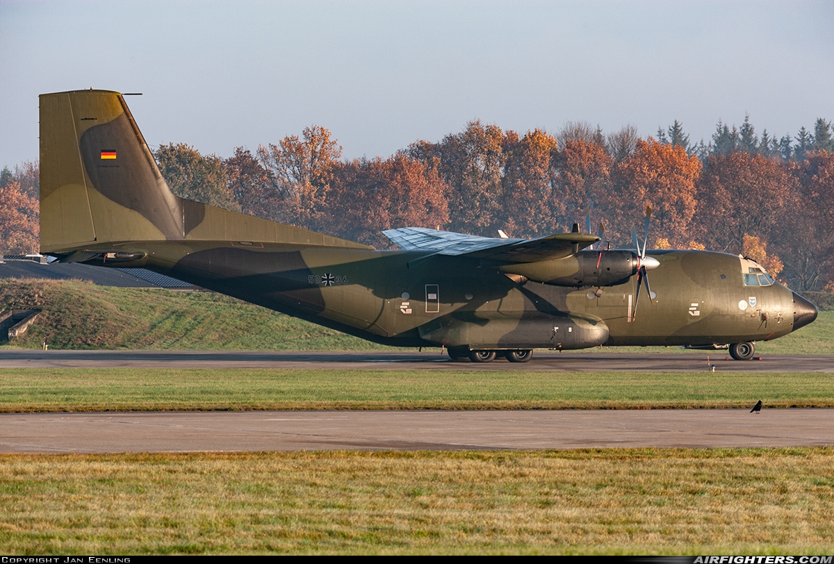 Germany - Air Force Transport Allianz C-160D 50+36 at Hohn (ETNH), Germany