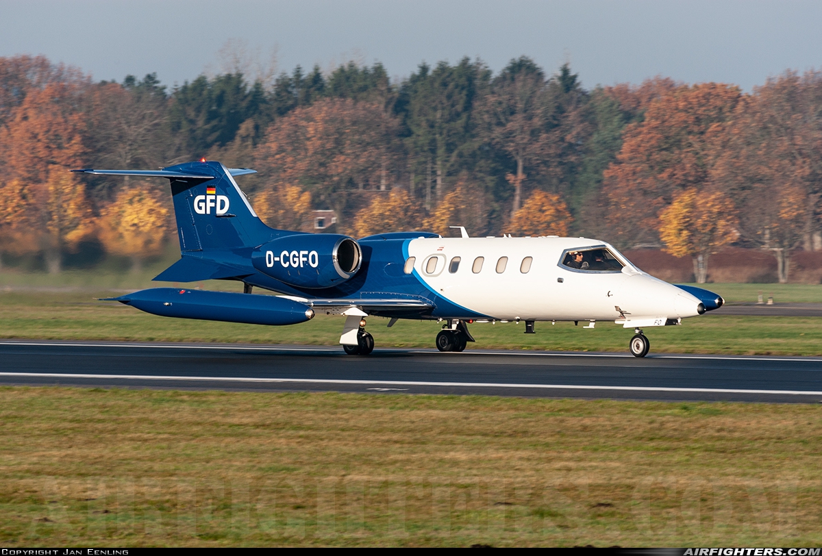 Company Owned - GFD Learjet 35A D-CGFO at Hohn (ETNH), Germany