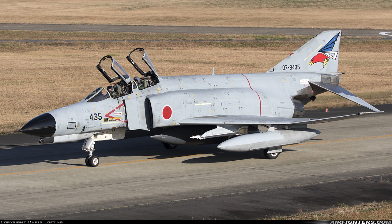 Japan - Air Force McDonnell Douglas F-4EJ-KAI Phantom II 07-8435 at Hyakuri (RJAH), Japan