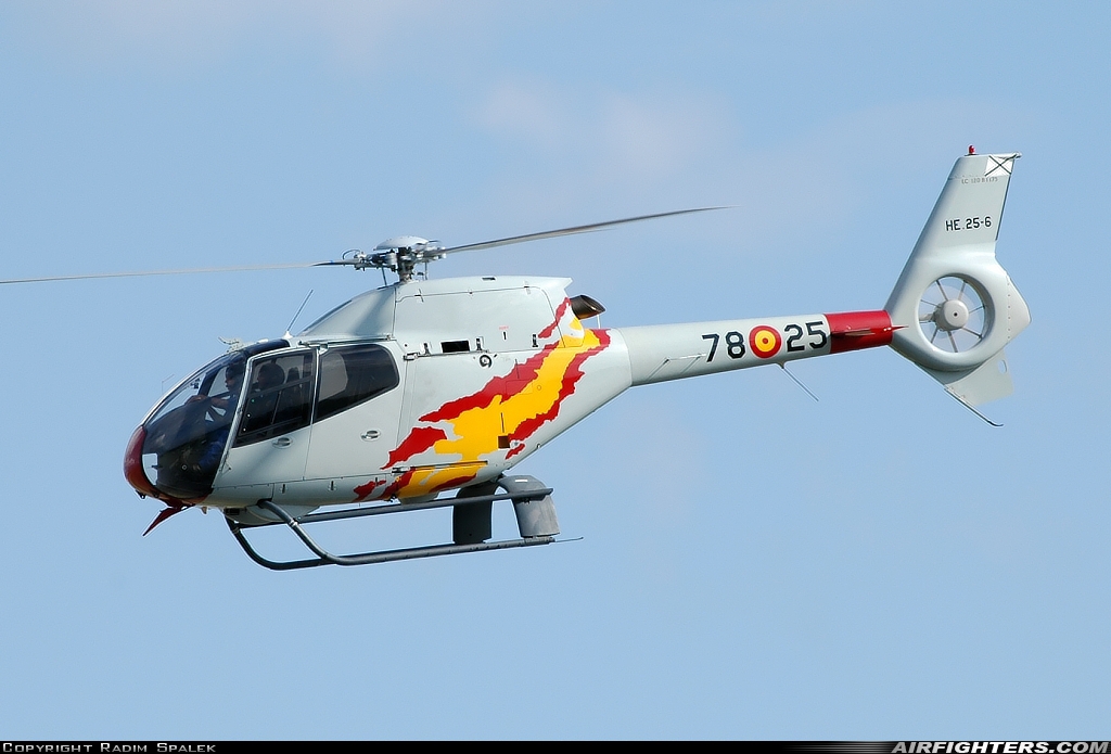 Spain - Air Force Eurocopter EC-120B Colibri HE.25-6 at Liege (- Bierset) (LGG / EBLG), Belgium