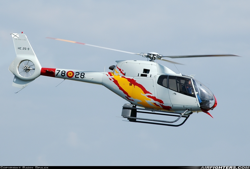 Spain - Air Force Eurocopter EC-120B Colibri HE.25-9 at Liege (- Bierset) (LGG / EBLG), Belgium