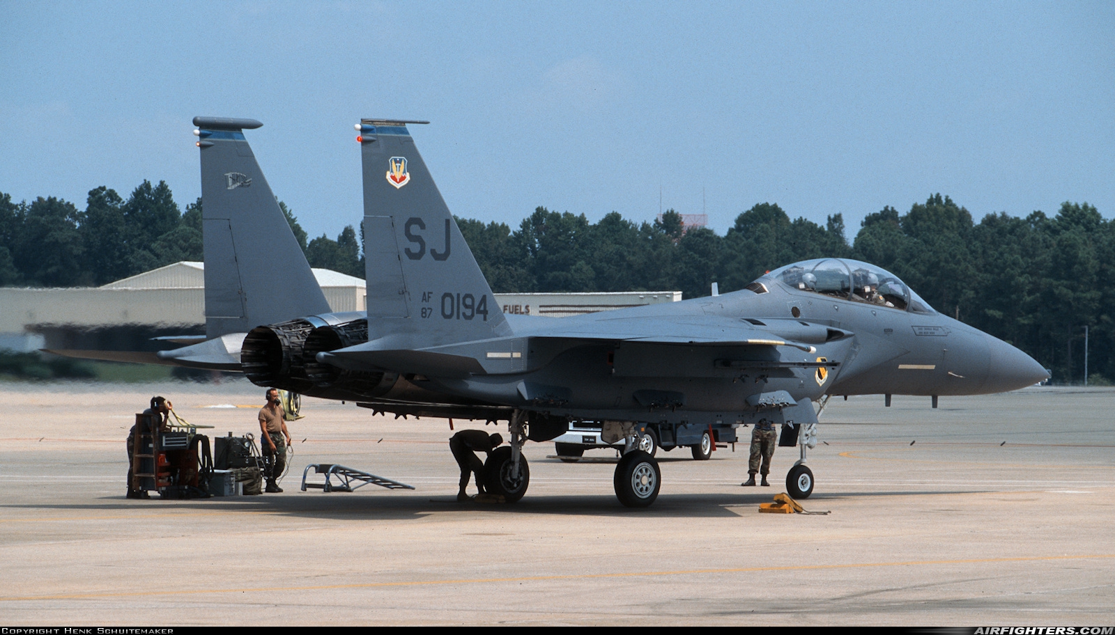 USA - Air Force McDonnell Douglas F-15E Strike Eagle 87-0194 at Goldsboro - Seymour Johnson AFB (GSB / KGSB), USA