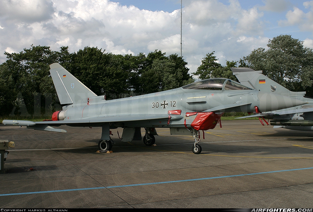 Germany - Air Force Eurofighter Typhoon F2 30+12 at Leeuwarden (LWR / EHLW), Netherlands