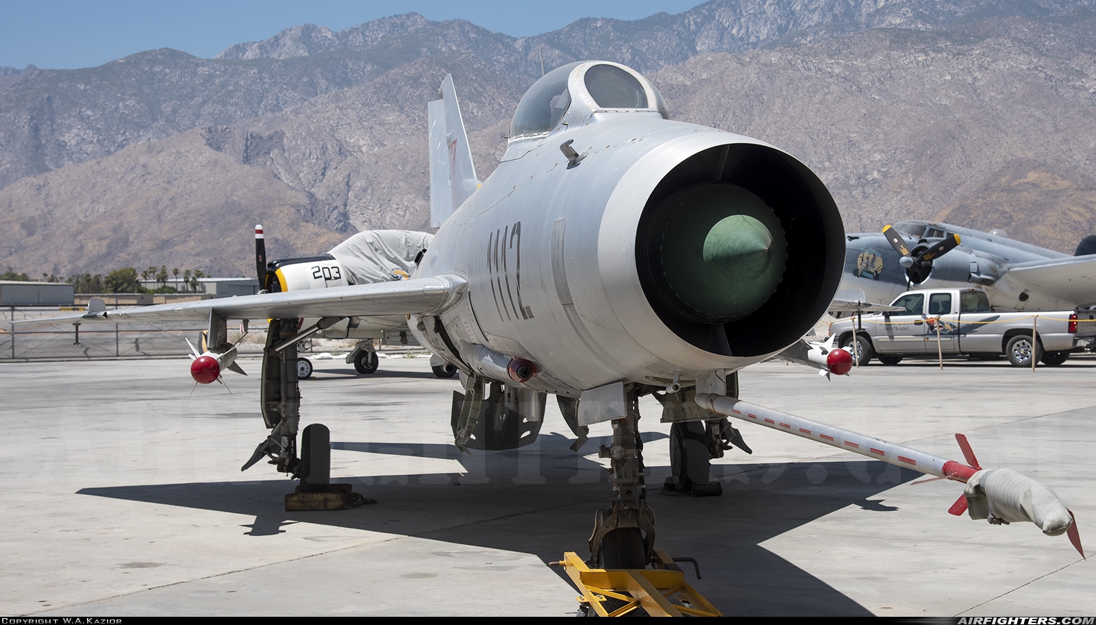 Private - Palm Springs Air Museum Mikoyan-Gurevich MiG-21F-13 1112 at Palm Springs / Thermal - Jacqueline Cochran Regional Airport (TRM), USA