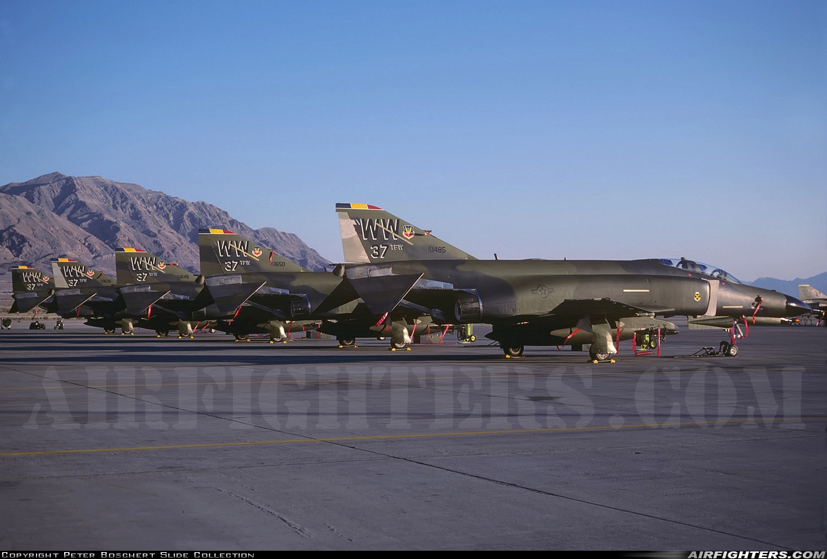USA - Air Force McDonnell Douglas F-4E Phantom II 72-1485 at Las Vegas - Nellis AFB (LSV / KLSV), USA