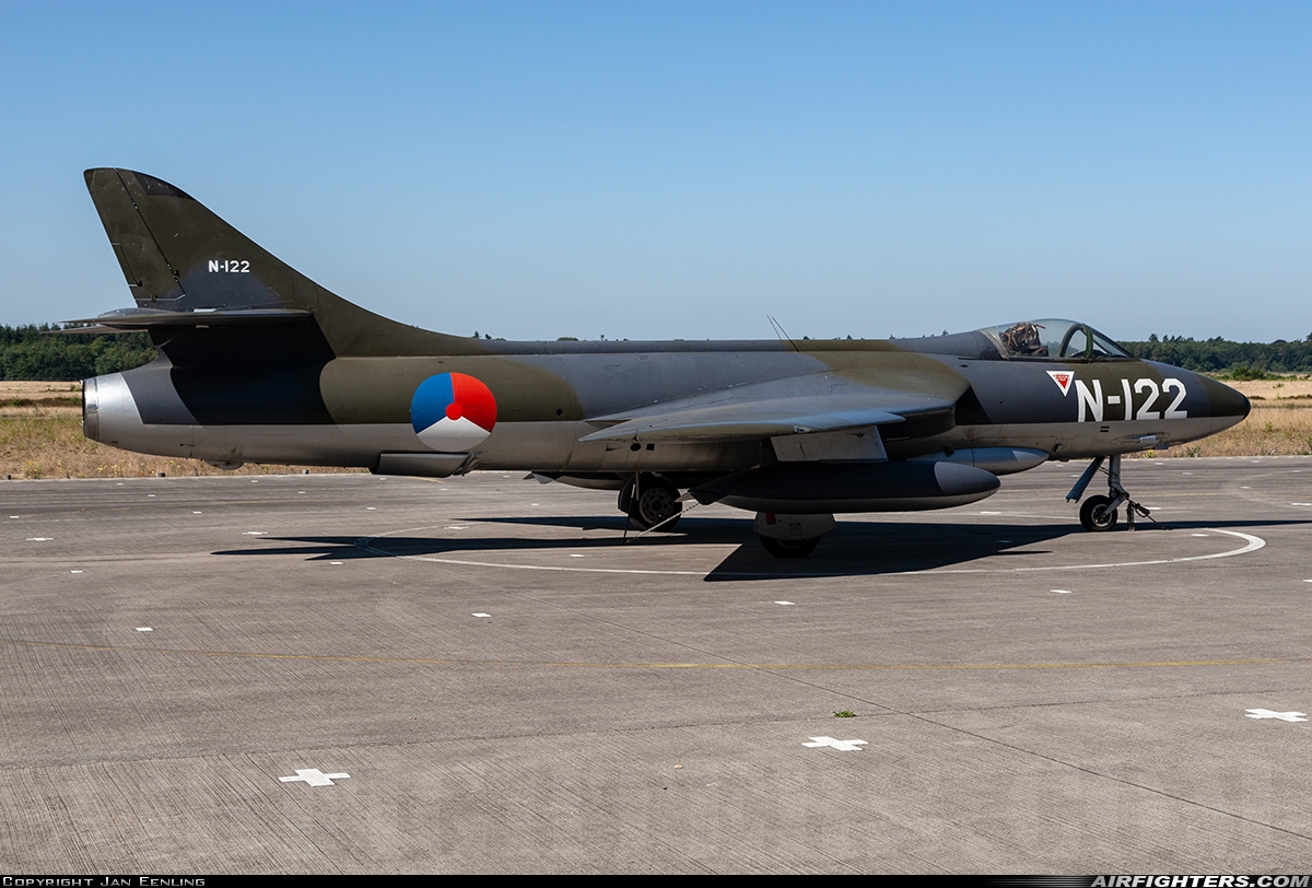 Netherlands - Air Force Hawker Hunter F4 N-122 at Utrecht - Soesterberg (UTC / EHSB), Netherlands