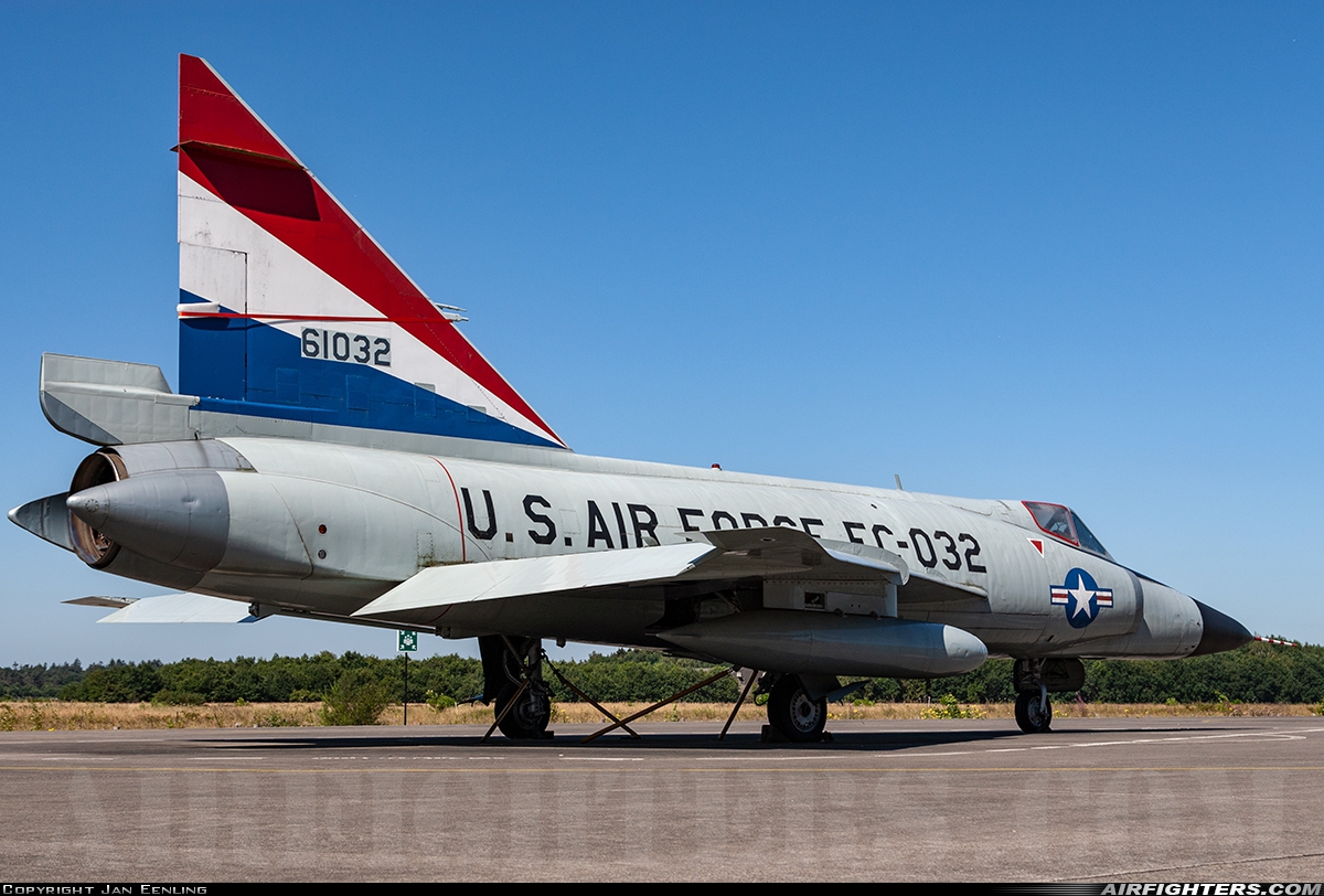 USA - Air Force Convair F-102A Delta Dagger (8-10) 56-1052 at Utrecht - Soesterberg (UTC / EHSB), Netherlands