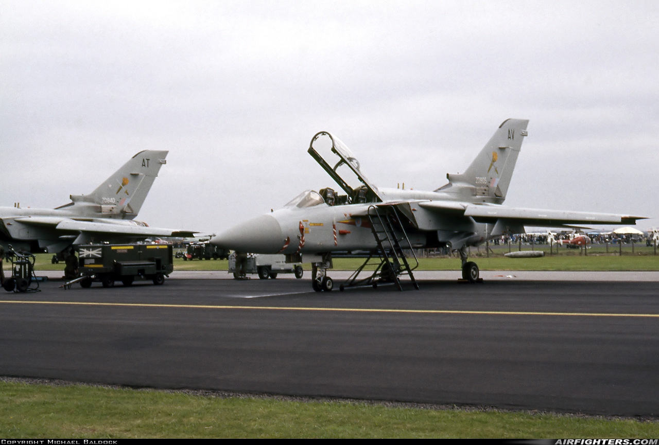 UK - Air Force Panavia Tornado F2 ZD905 at Mildenhall (MHZ / GXH / EGUN), UK