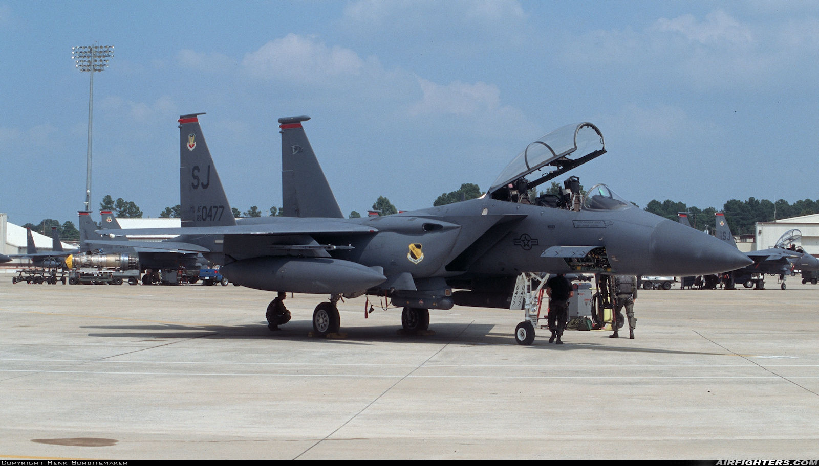 USA - Air Force McDonnell Douglas F-15E Strike Eagle 89-0477 at Goldsboro - Seymour Johnson AFB (GSB / KGSB), USA
