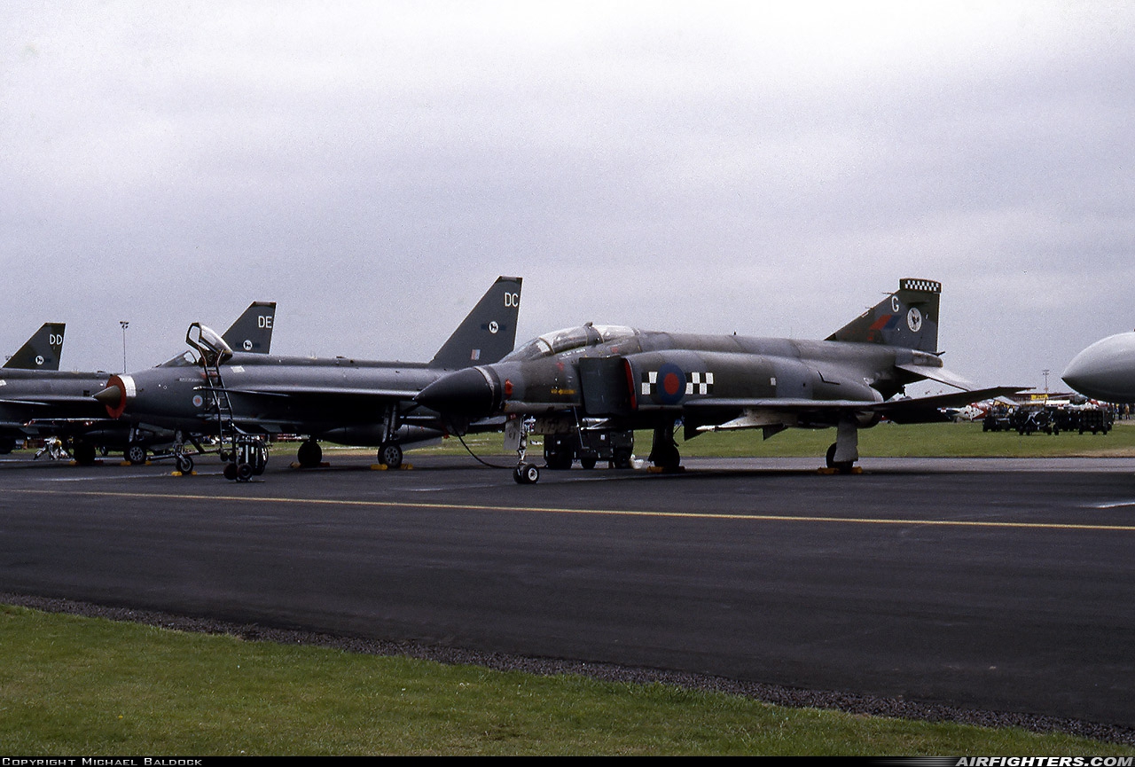 UK - Air Force McDonnell Douglas Phantom FG1 (F-4K) XV587 at Mildenhall (MHZ / GXH / EGUN), UK