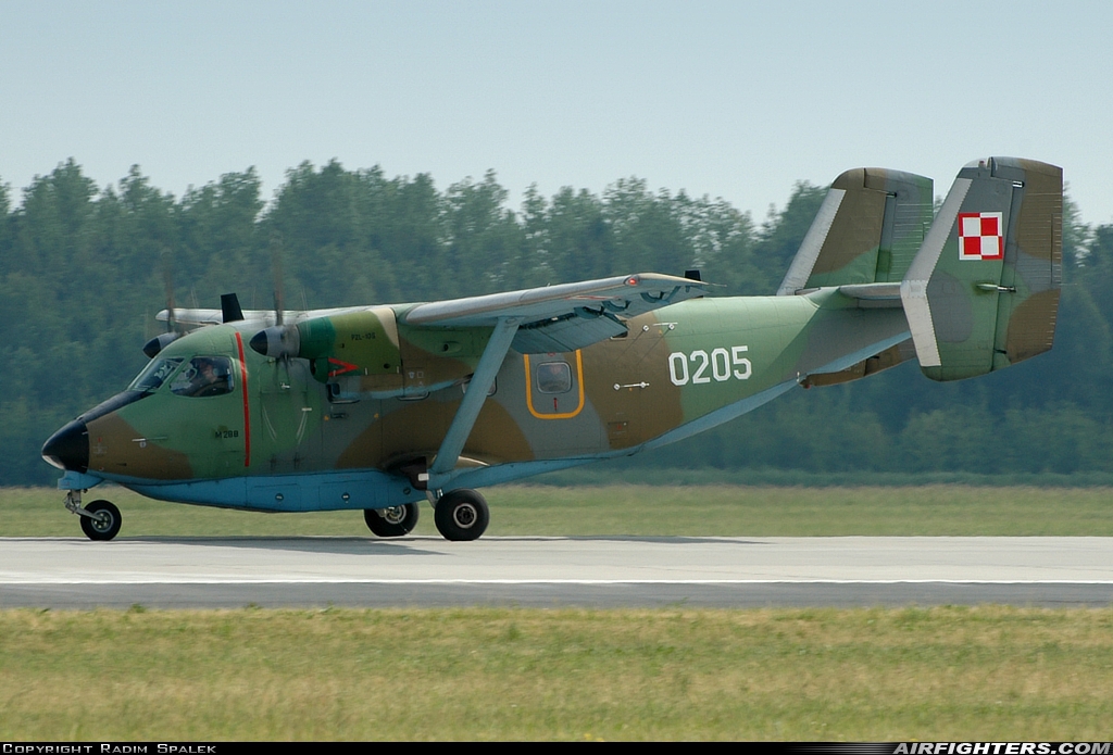 Poland - Air Force PZL-Mielec M-28B-1TD Bryza 0205 at Poznan / Krzesiny (EPKS), Poland