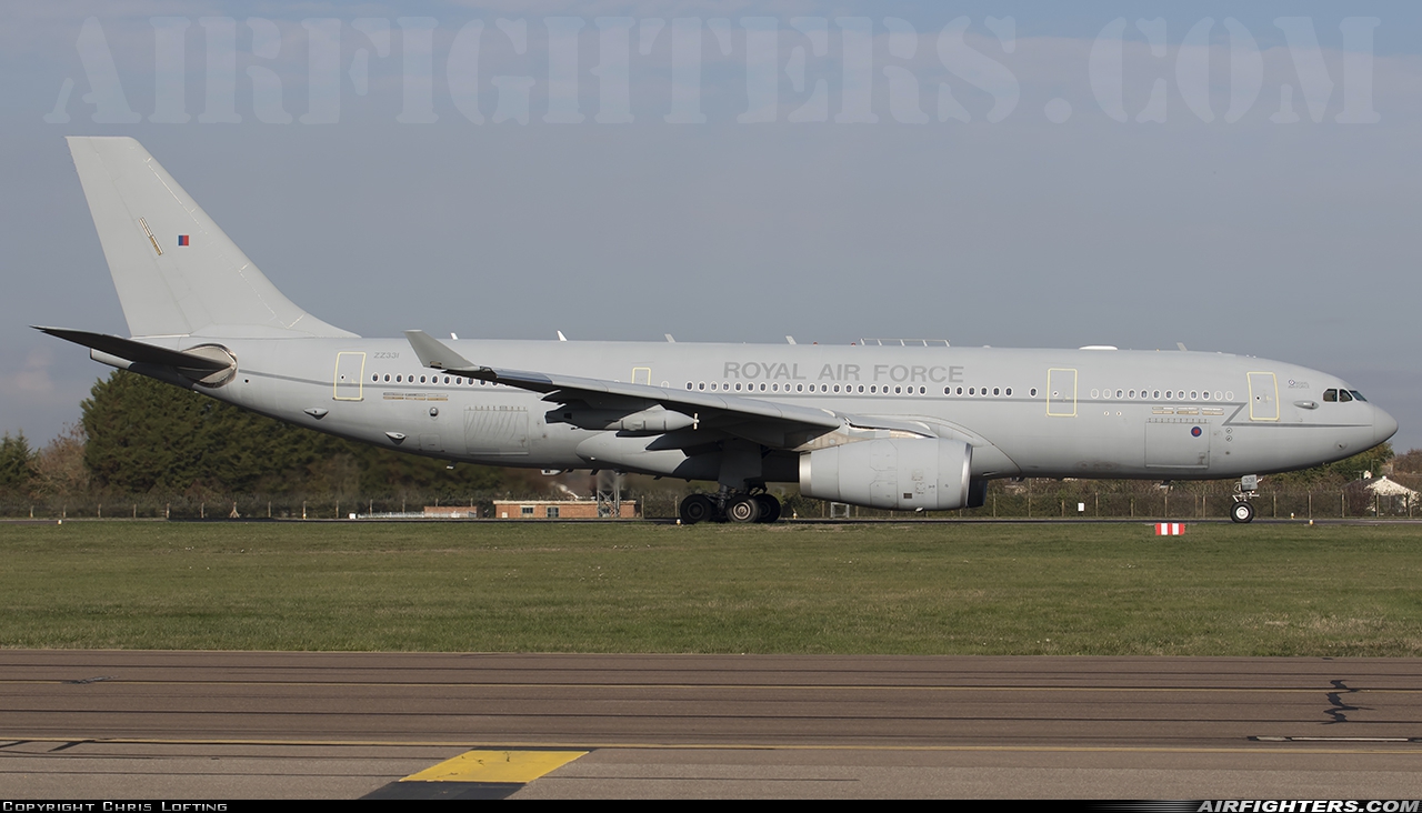 UK - Air Force Airbus Voyager KC2 (A330-243MRTT) ZZ331 at Brize Norton (BZZ / EGVN), UK