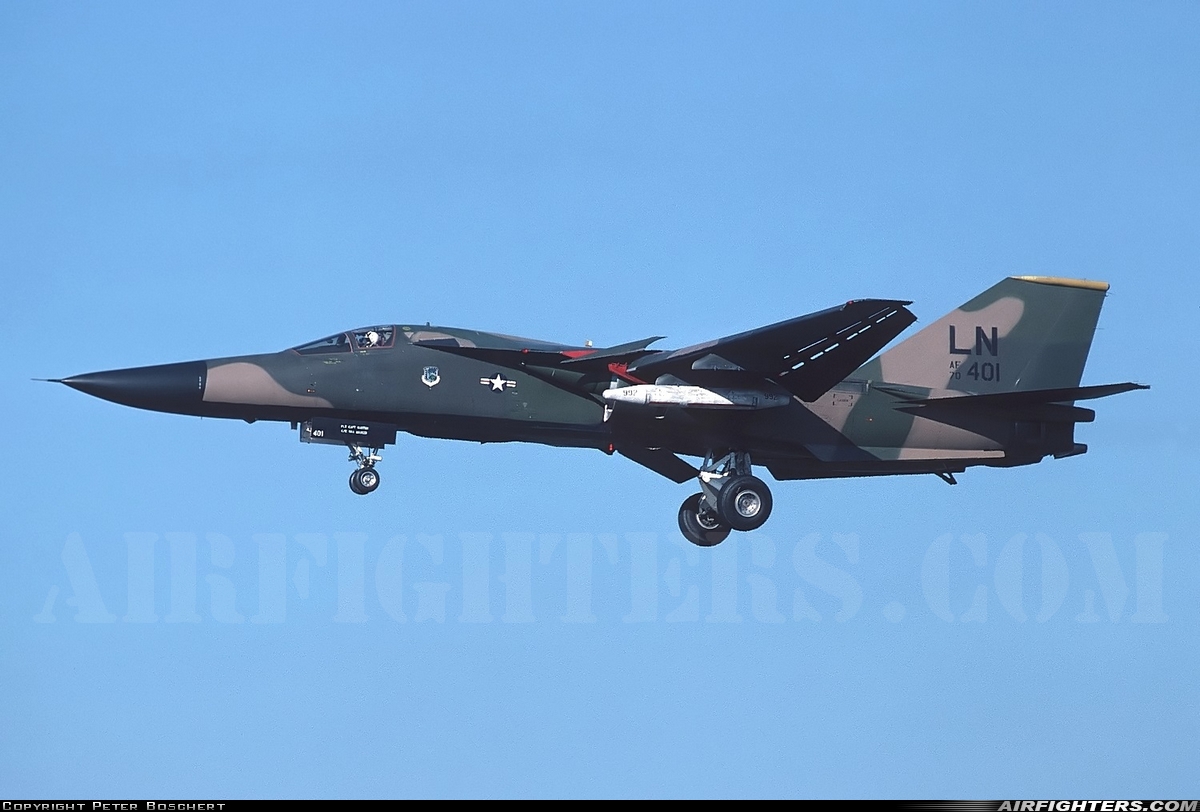 USA - Air Force General Dynamics F-111F Aardvark 70-2401 at Lakenheath (LKZ / EGUL), UK