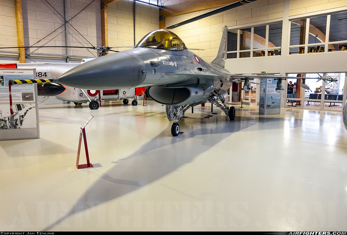 Denmark - Air Force General Dynamics F-16A Fighting Falcon E-174 at Stauning (STA / EKVJ), Denmark