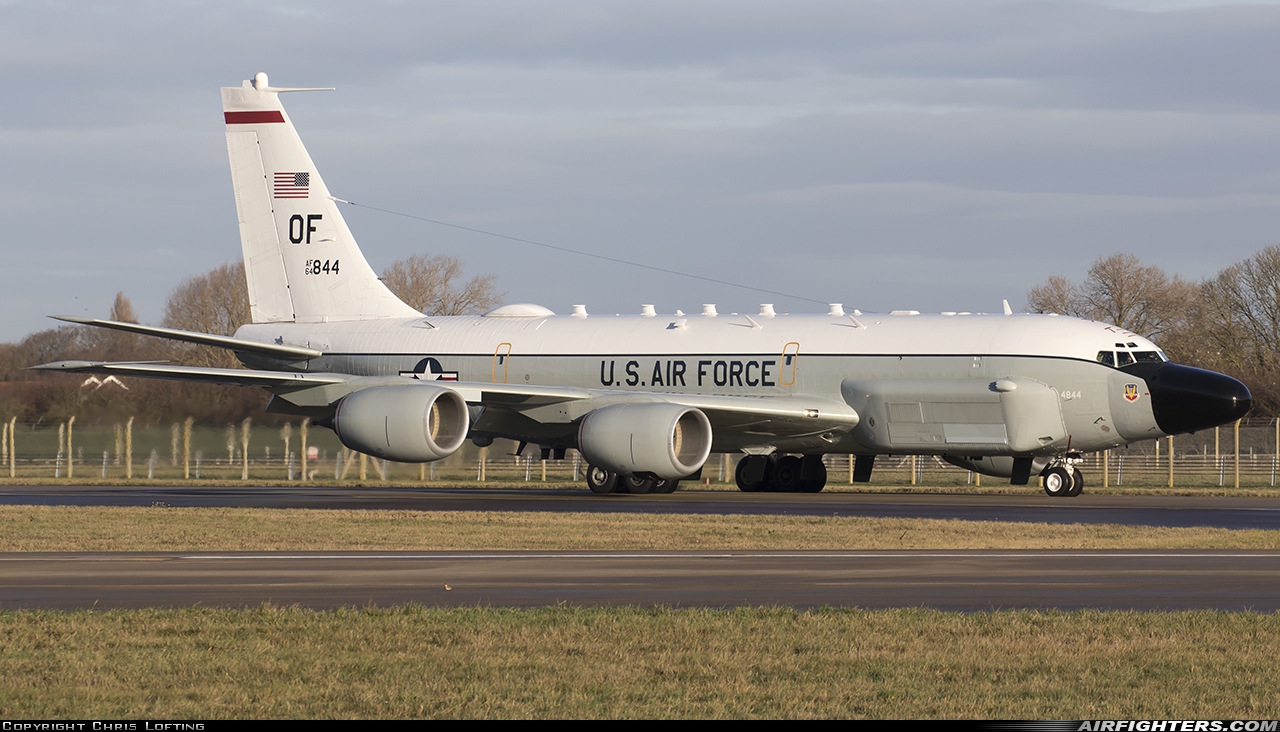 USA - Air Force Boeing RC-135V Rivet Joint (739-445B) 64-14844 at Mildenhall (MHZ / GXH / EGUN), UK