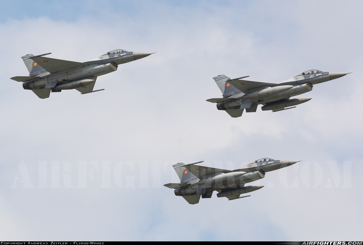 Romania - Air Force General Dynamics F-16AM Fighting Falcon 1609 at Bucharest - Aurel Vlaicu (Baneasa) (BBU / LRBS), Romania