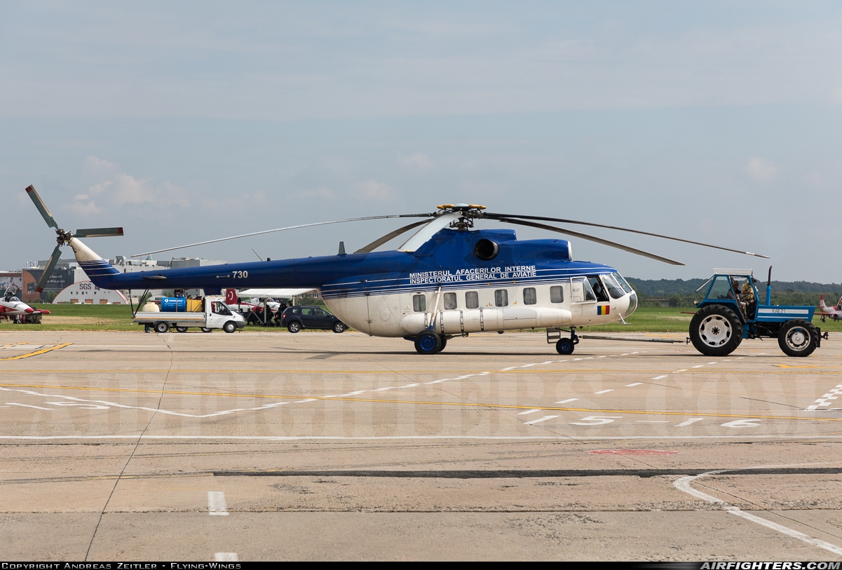 Romania - Government Mil Mi-8PS 730 at Bucharest - Aurel Vlaicu (Baneasa) (BBU / LRBS), Romania