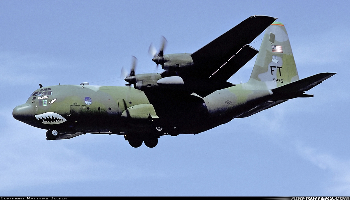 USA - Air Force Lockheed C-130E Hercules (L-382) 70-1276 at Ramstein (- Landstuhl) (RMS / ETAR), Germany