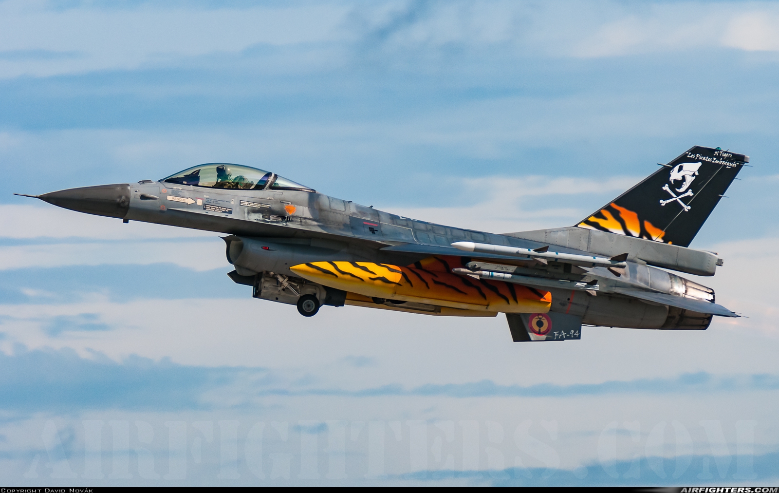 Belgium - Air Force General Dynamics F-16AM Fighting Falcon FA-94 at Landivisiau (LDV / LFRJ), France