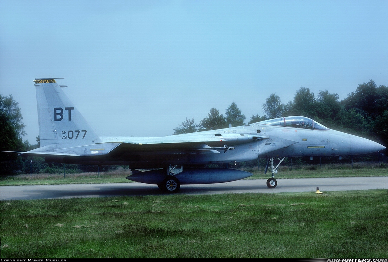 USA - Air Force McDonnell Douglas F-15C Eagle 79-0077 at Kleine Brogel (EBBL), Belgium