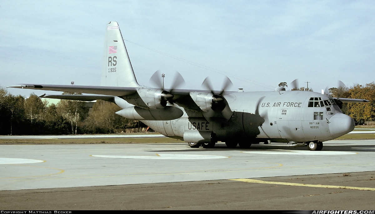 USA - Air Force Lockheed C-130H Hercules (L-382) 68-10935 at Ramstein (- Landstuhl) (RMS / ETAR), Germany