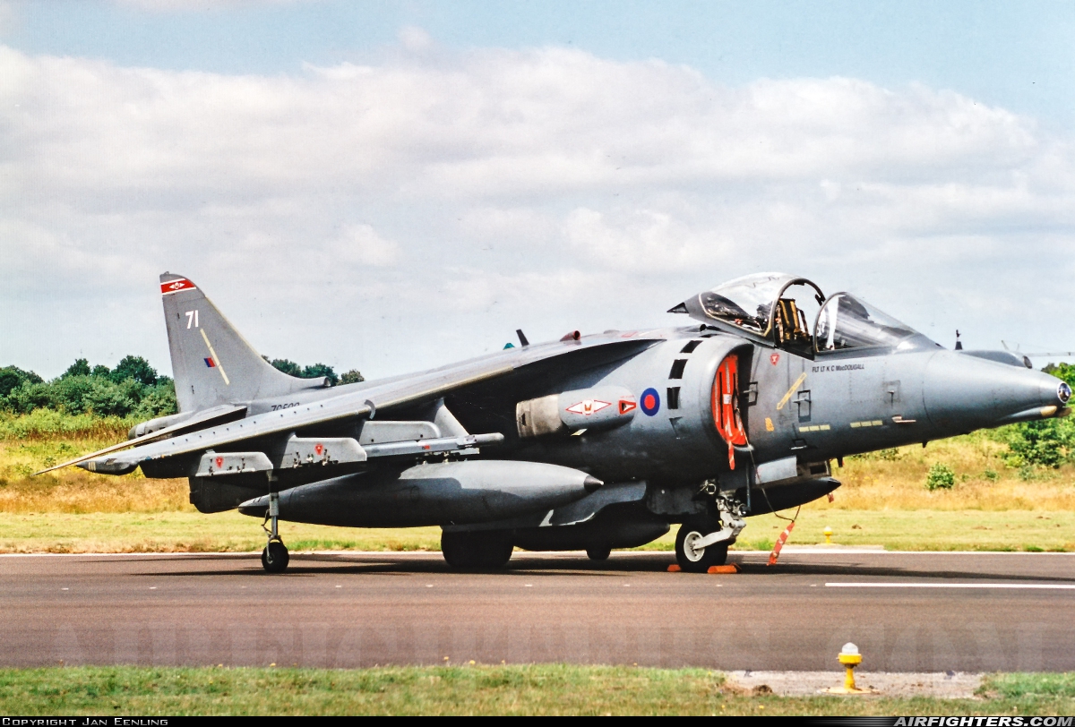 UK - Air Force British Aerospace Harrier GR.9 ZG500 at Kleine Brogel (EBBL), Belgium