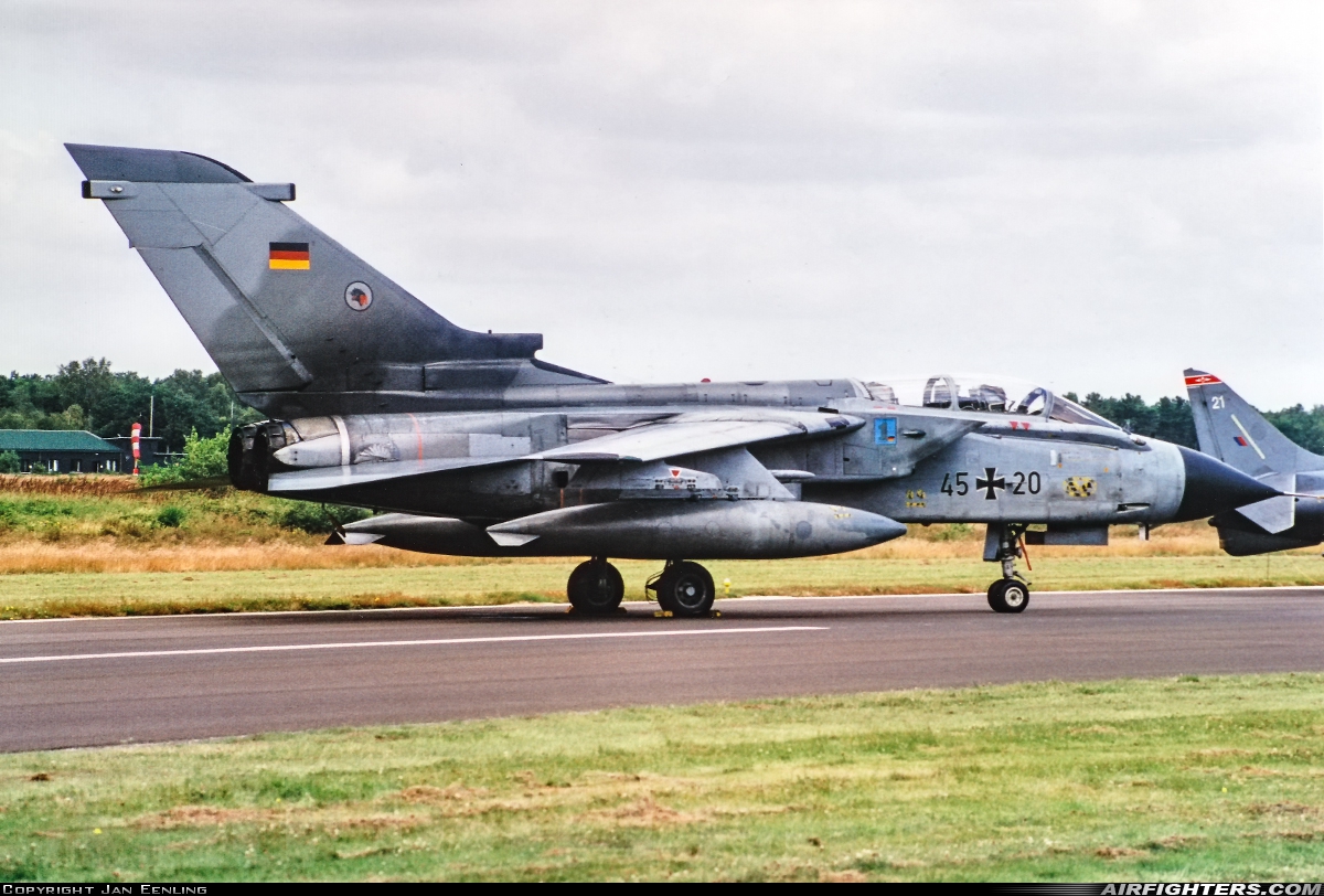 Germany - Air Force Panavia Tornado IDS 45+20 at Kleine Brogel (EBBL), Belgium
