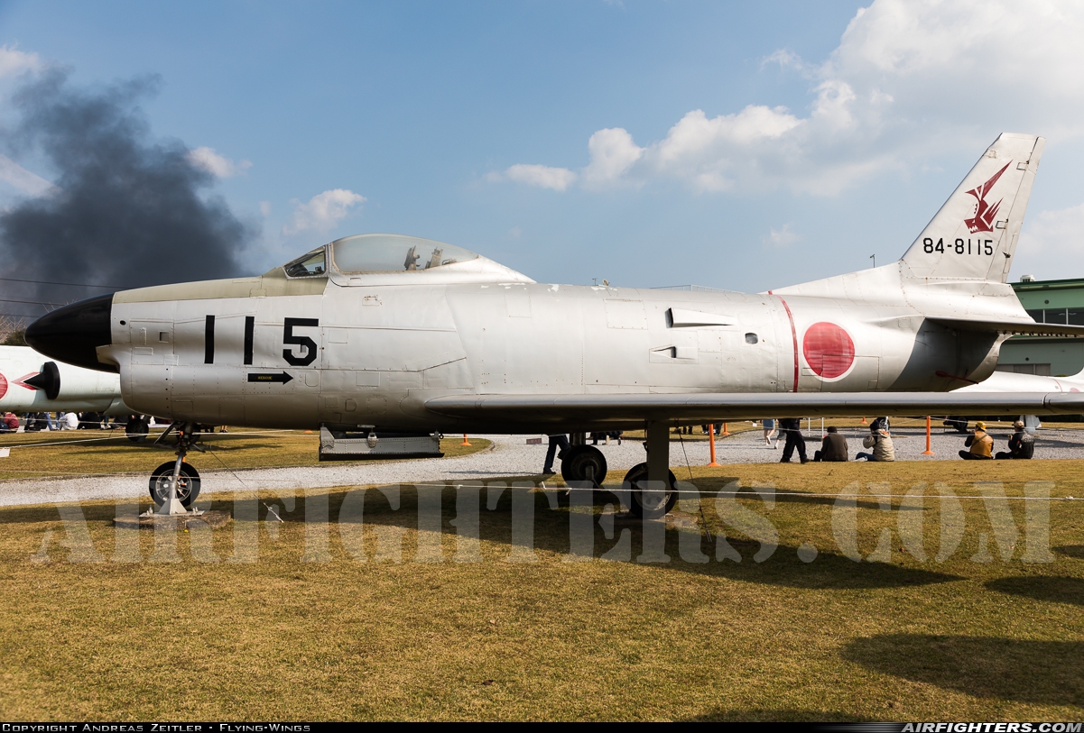 Japan - Air Force North American F-86D Sabre 84-8115 at Tsuiki (RJFZ), Japan
