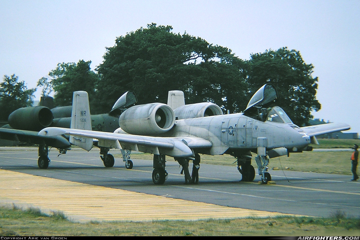 USA - Air Force Fairchild A-10A Thunderbolt II 77-0236 at Bentwaters (BWY / EGVJ), UK