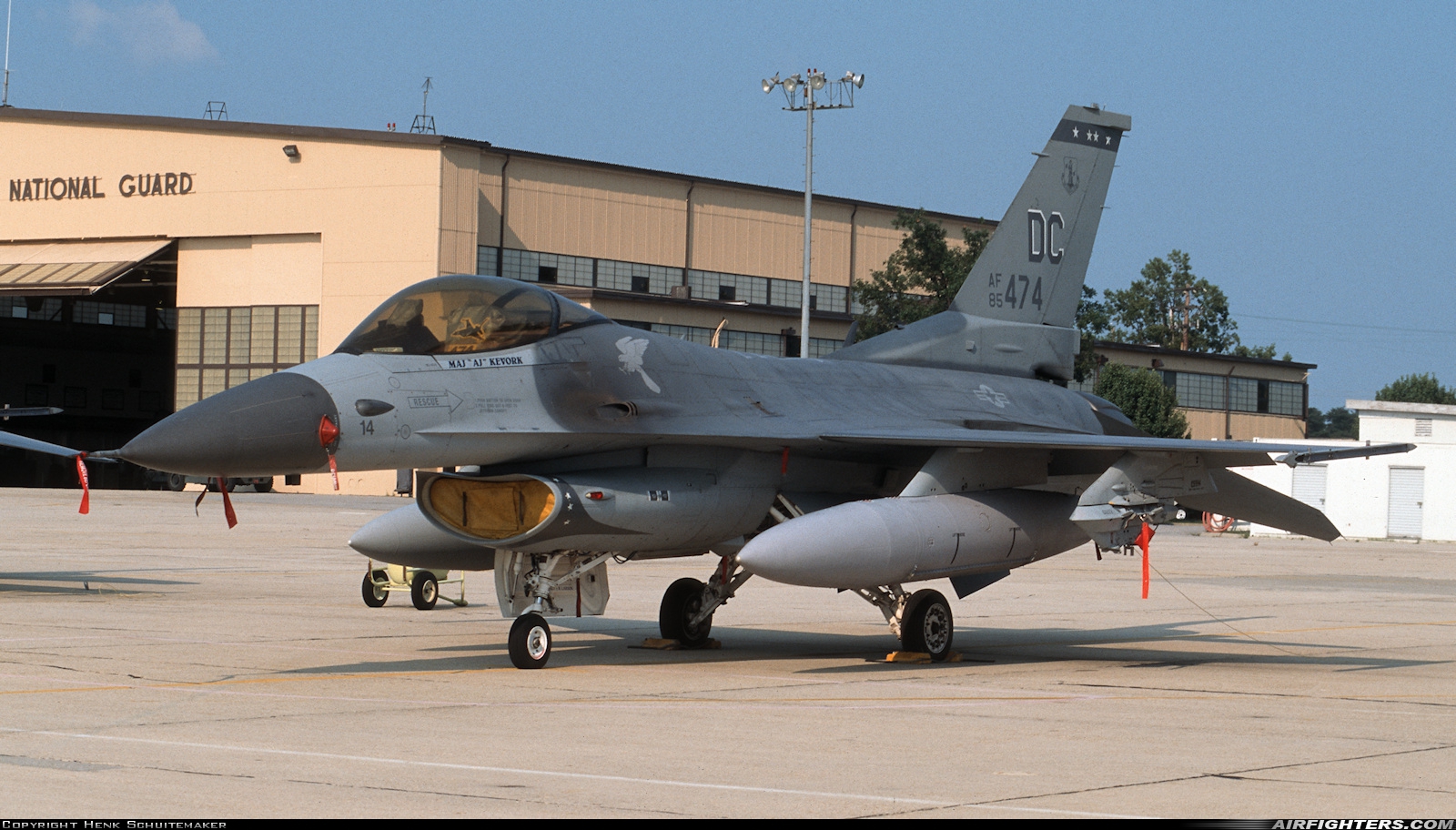USA - Air Force General Dynamics F-16C Fighting Falcon 85-1474 at Camp Springs - Andrews AFB (Washington NAF) (ADW / NSF / KADW), USA