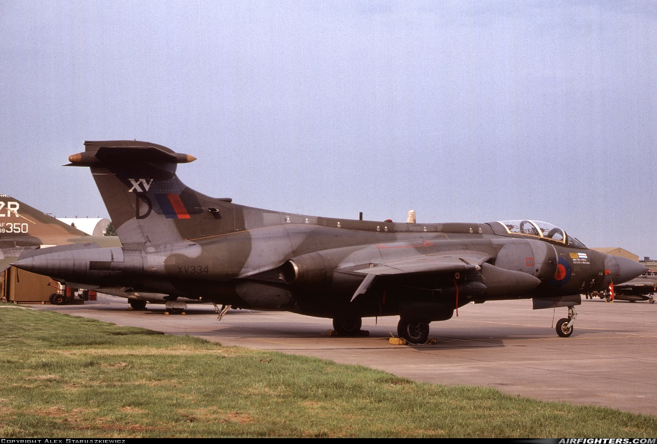 UK - Air Force Blackburn Buccaneer S.2B XV334 at Spangdahlem (SPM / ETAD), Germany