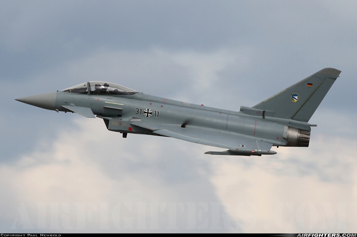 Germany - Air Force Eurofighter EF-2000 Typhoon S 31+11 at Radom - Sadkow (EPRA), Poland