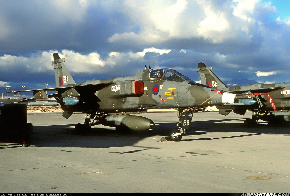 UK - Air Force Sepecat Jaguar GR1A XZ378 at Las Vegas - Nellis AFB (LSV / KLSV), USA