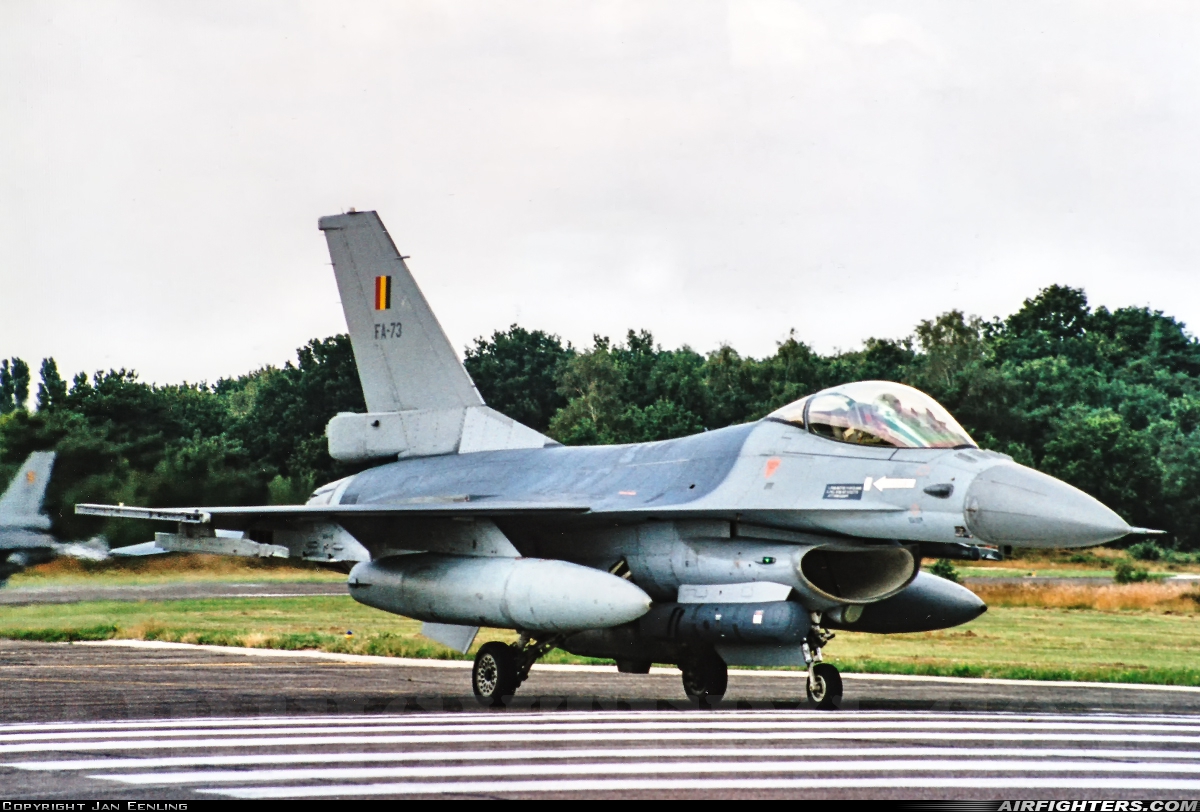 Belgium - Air Force General Dynamics F-16AM Fighting Falcon FA-73 at Kleine Brogel (EBBL), Belgium