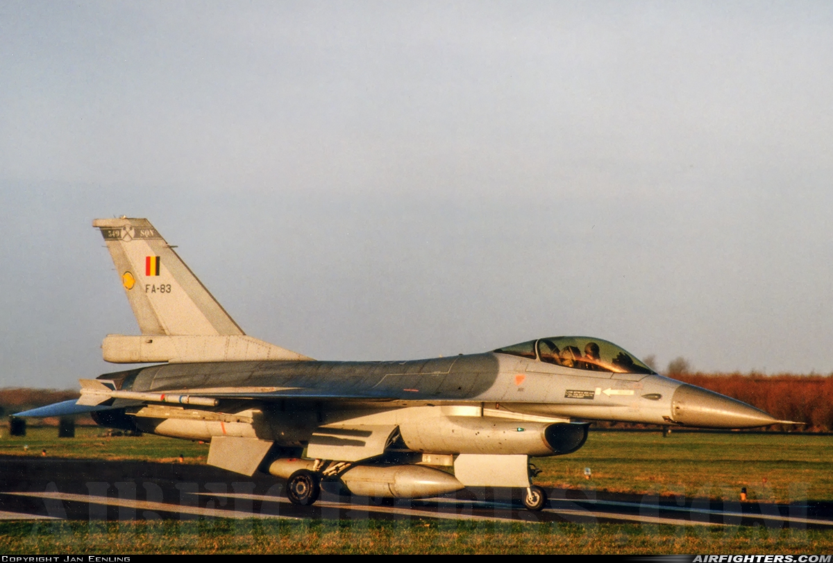 Belgium - Air Force General Dynamics F-16A Fighting Falcon FA-83 at Leeuwarden (LWR / EHLW), Netherlands