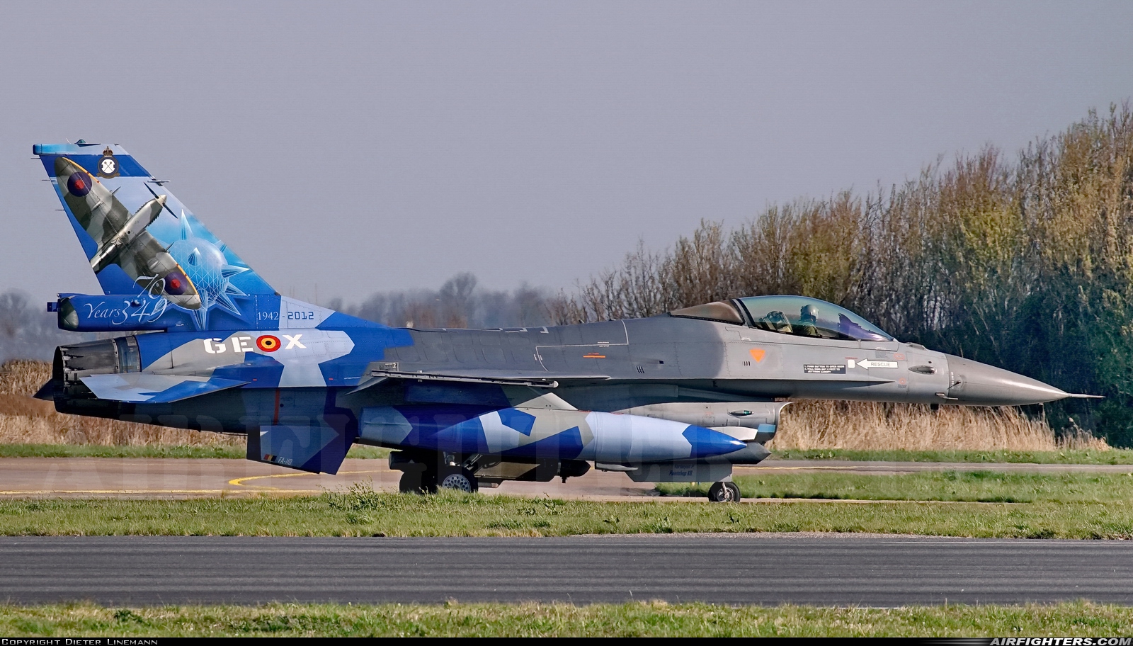 Belgium - Air Force General Dynamics F-16AM Fighting Falcon FA-110 at Leeuwarden (LWR / EHLW), Netherlands
