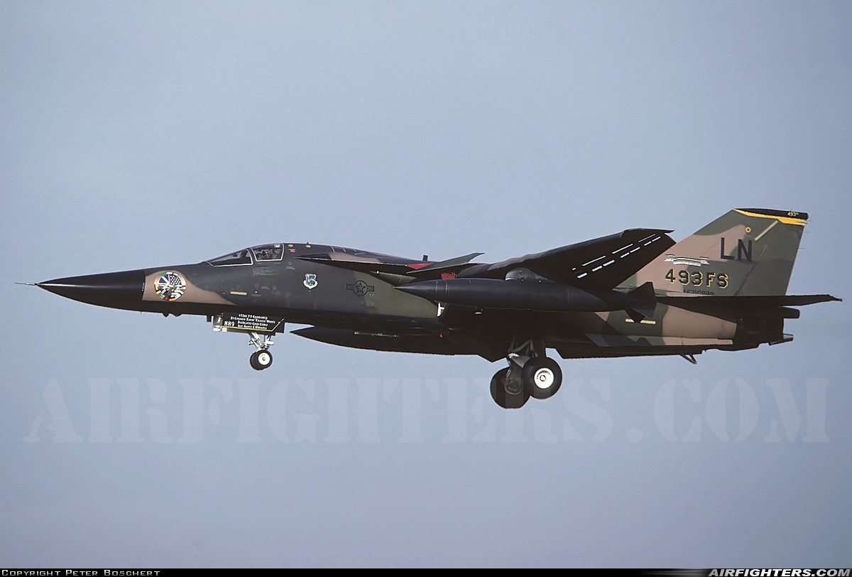 USA - Air Force General Dynamics F-111F Aardvark 71-0889 at Lakenheath (LKZ / EGUL), UK
