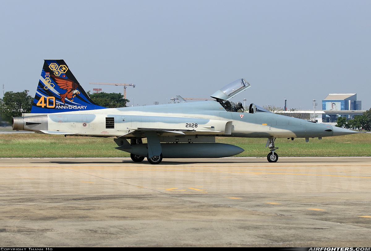Thailand - Air Force Northrop F-5E Tiger II KH18KH-28/24 at Bangkok - Int. (Don Muang) (DMK / VTBD), Thailand