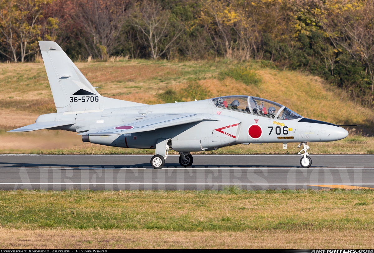 Japan - Air Force Kawasaki T-4 36-5706 at Iruma (RJTJ), Japan